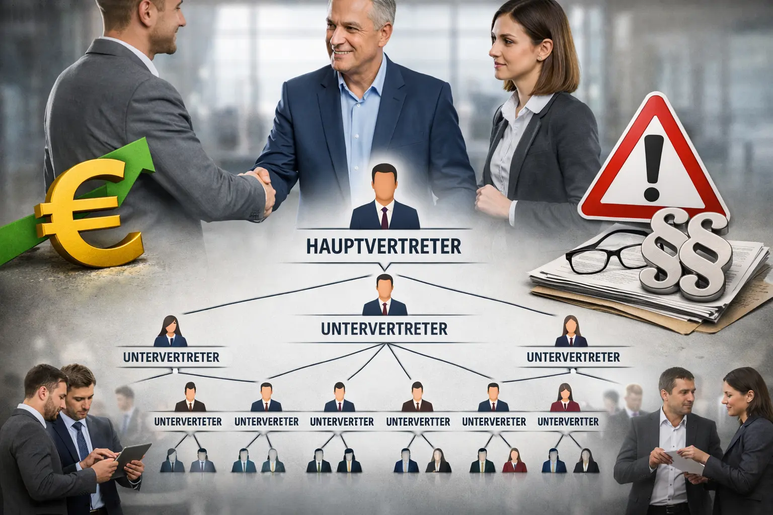 Mehrstufige Vertriebssysteme im Handelsvertreterrecht: Chancen, Risiken und rechtliche Fallstricke bei Haupt- und Untervertreterstrukturen